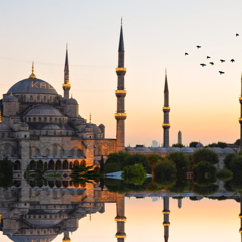 Blue mosque and hagia sophia ..